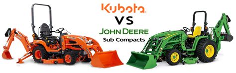 john deere compact track loader vs kubota|john deere compact tractor comparison.